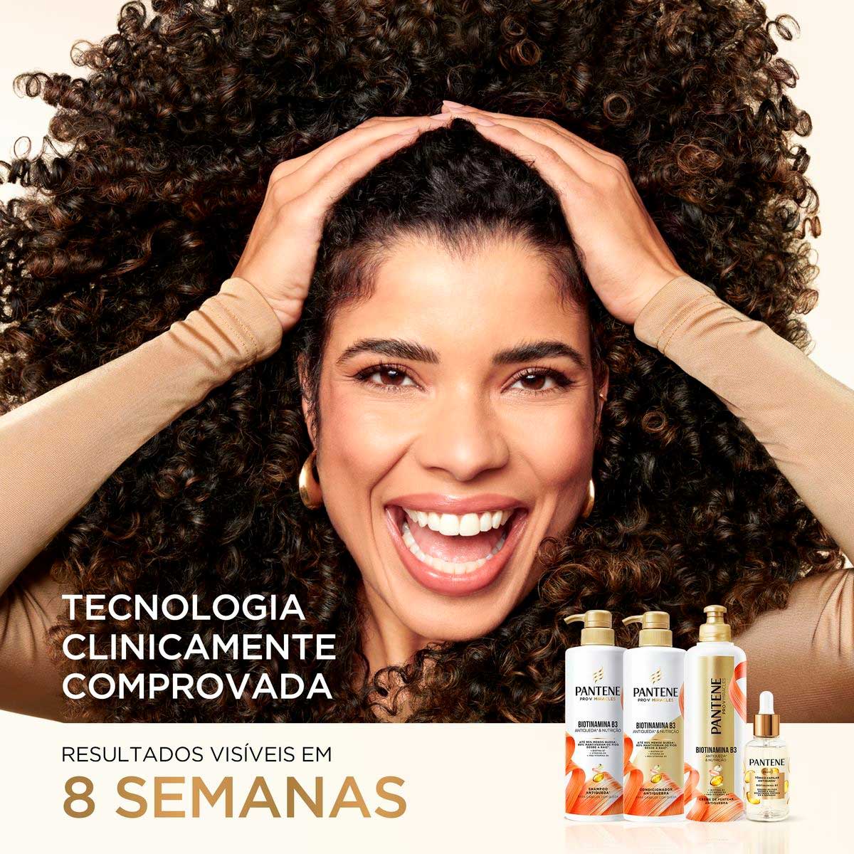 Kit Shampoo 300ml + Condicionador Antiquebra 150ml Pantene Biotinamina B3 Antiqueda & Nutricao