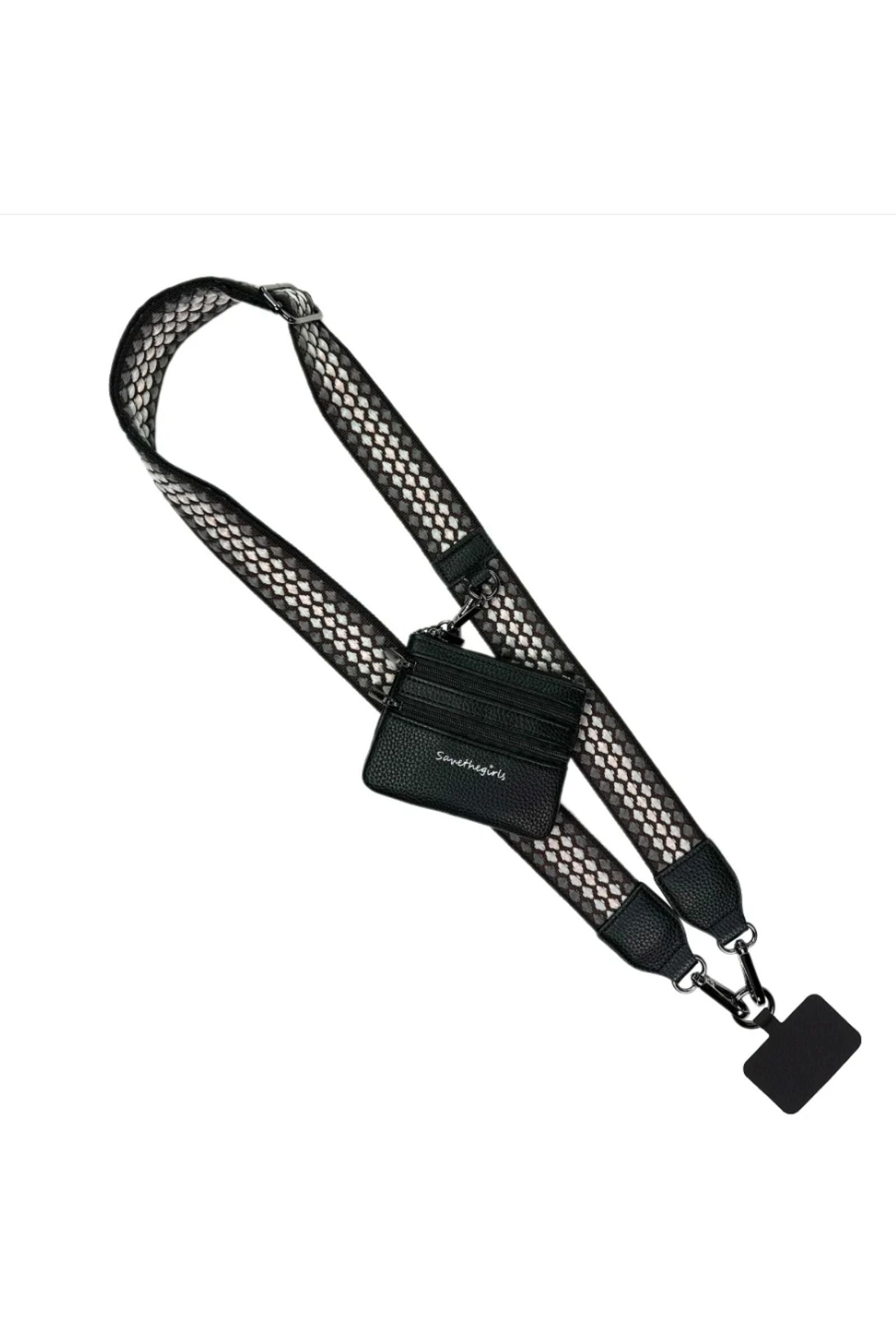 PRE-ORDER Clip & Go Strap w/Zippered Pouch Fun Dots shipping apx 4/30