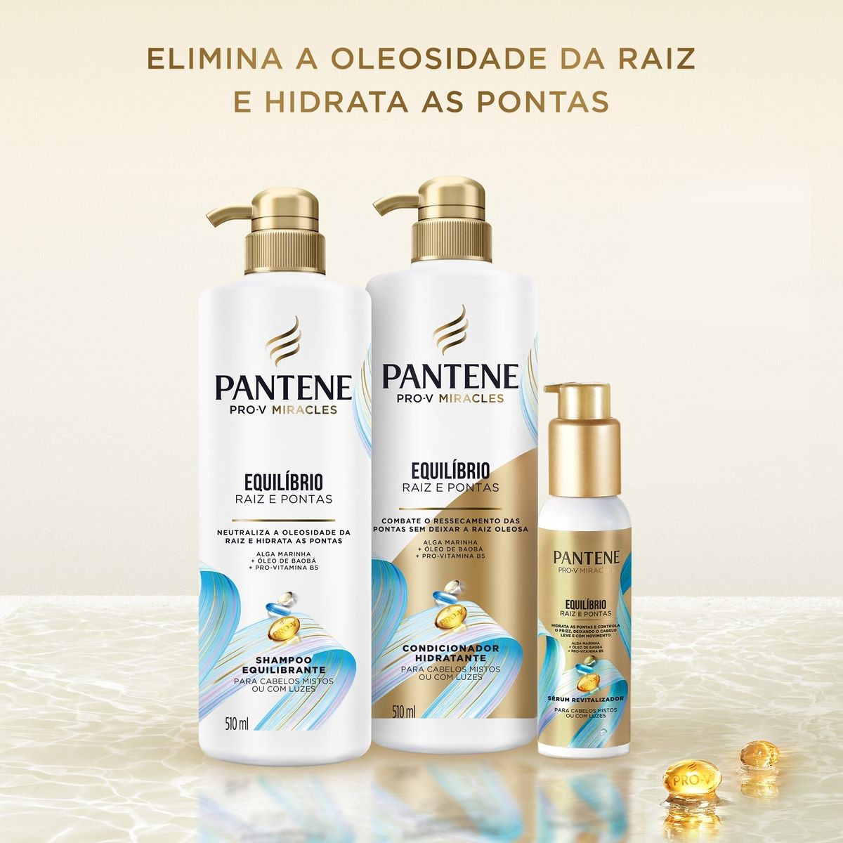 Condicionador Pantene Pro-V Miracles Equilibrio Raiz e Pontas 510ml