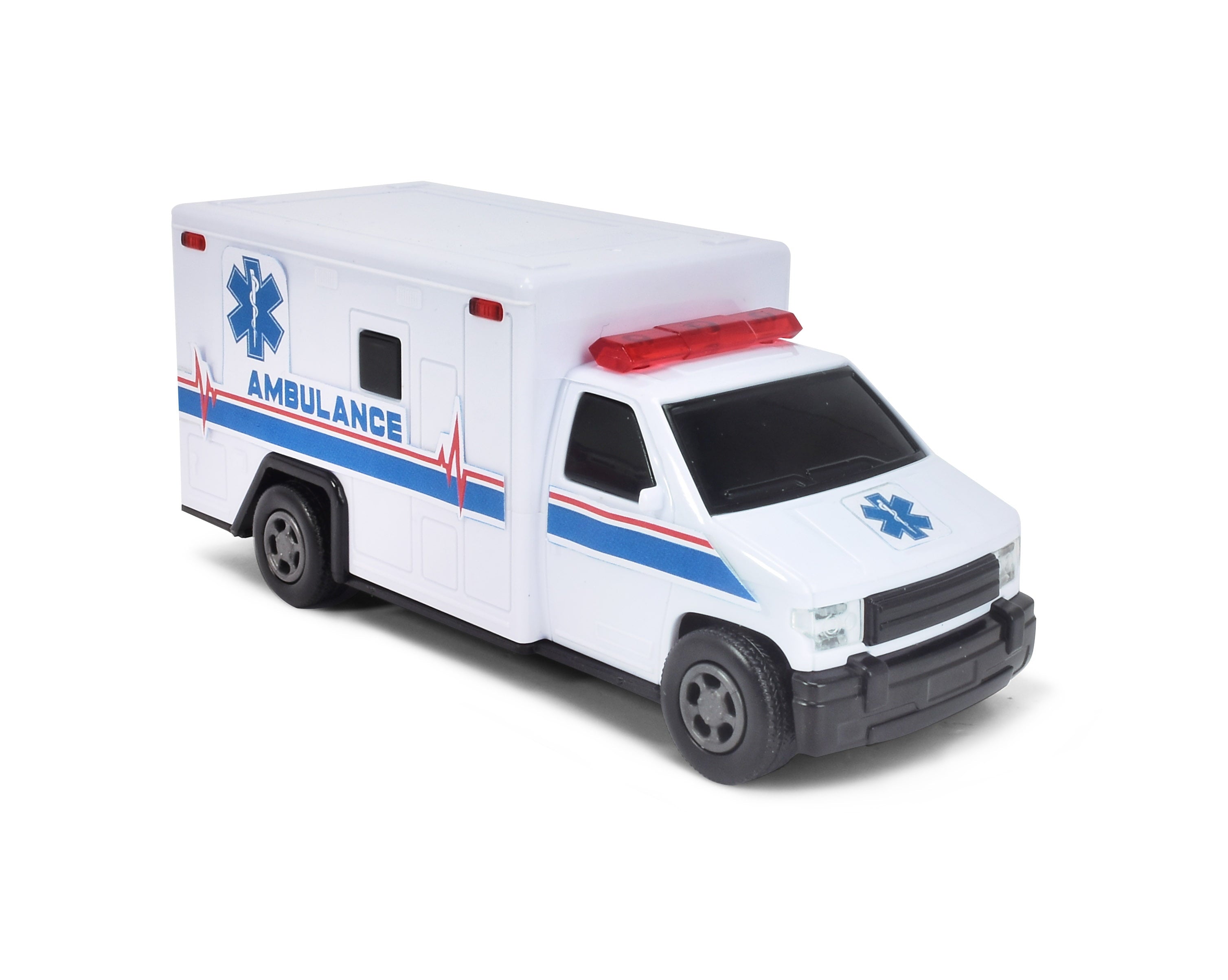 Adventure Force Rescue Station Freewheel Vehicle Playset， Lights and Sound， 3 Vehicles Included， Children Ages 3 and Up