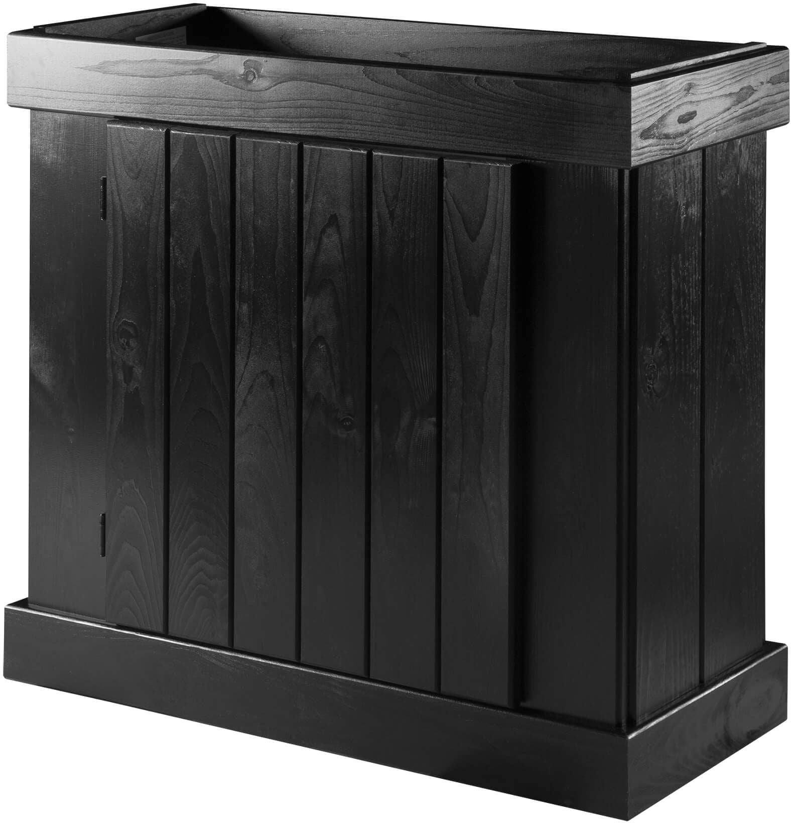 Aqueon Pine Aquarium Stand Black 30 x 12in