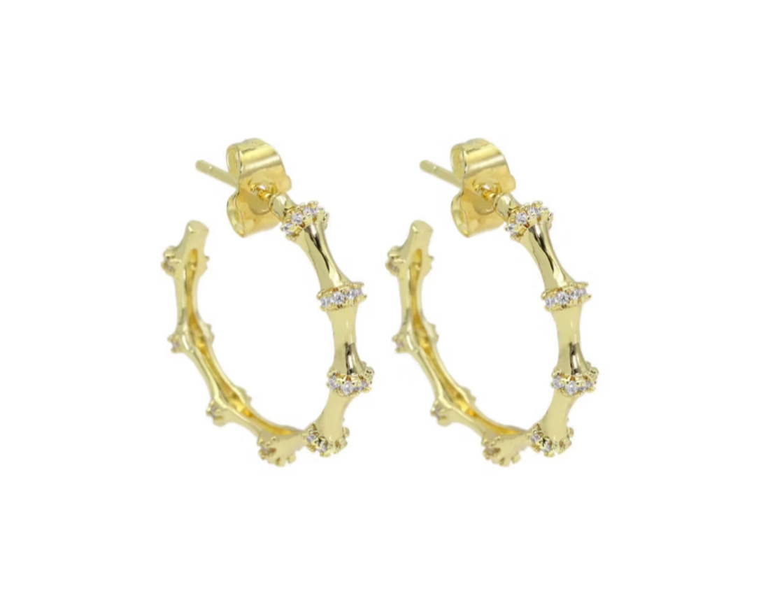 PRE-ORDER Bailee Bamboo Hoops apx 4/30