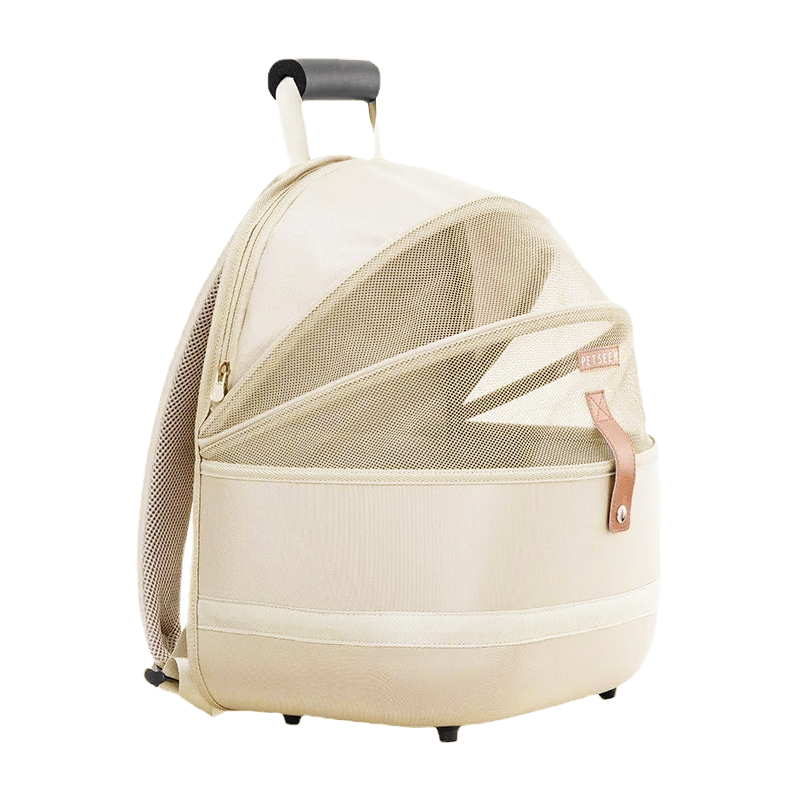 Pet Travel Backpack with 90° Open Design & Breathable Mesh | Lightweight & Foldable
