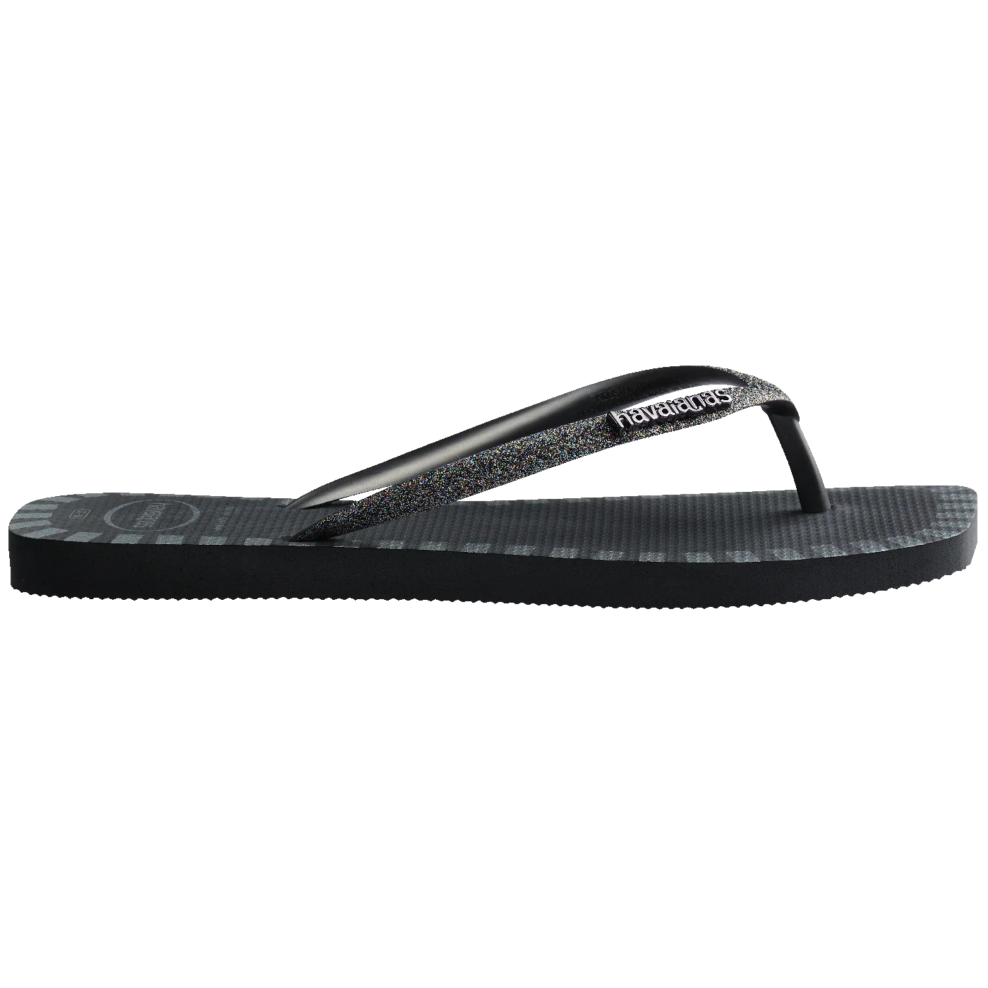 Chinelo Havaianas Slim Square Glitter Contour
