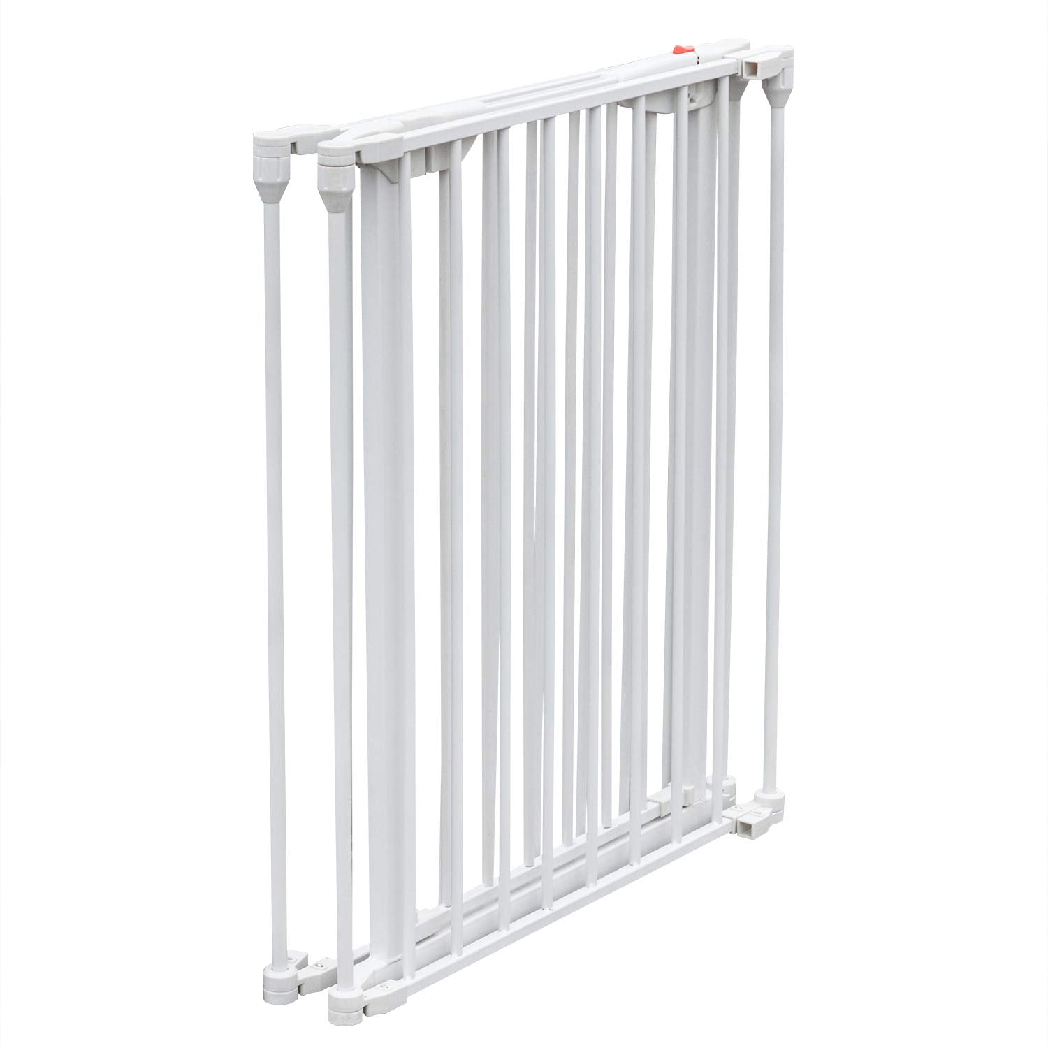 74-Inch Versatile Safety Gate Metal Baby Pet Gate Configurable Dog Barrier - Ideal for Wide Door Openings， Stairways， Doorways (25.39