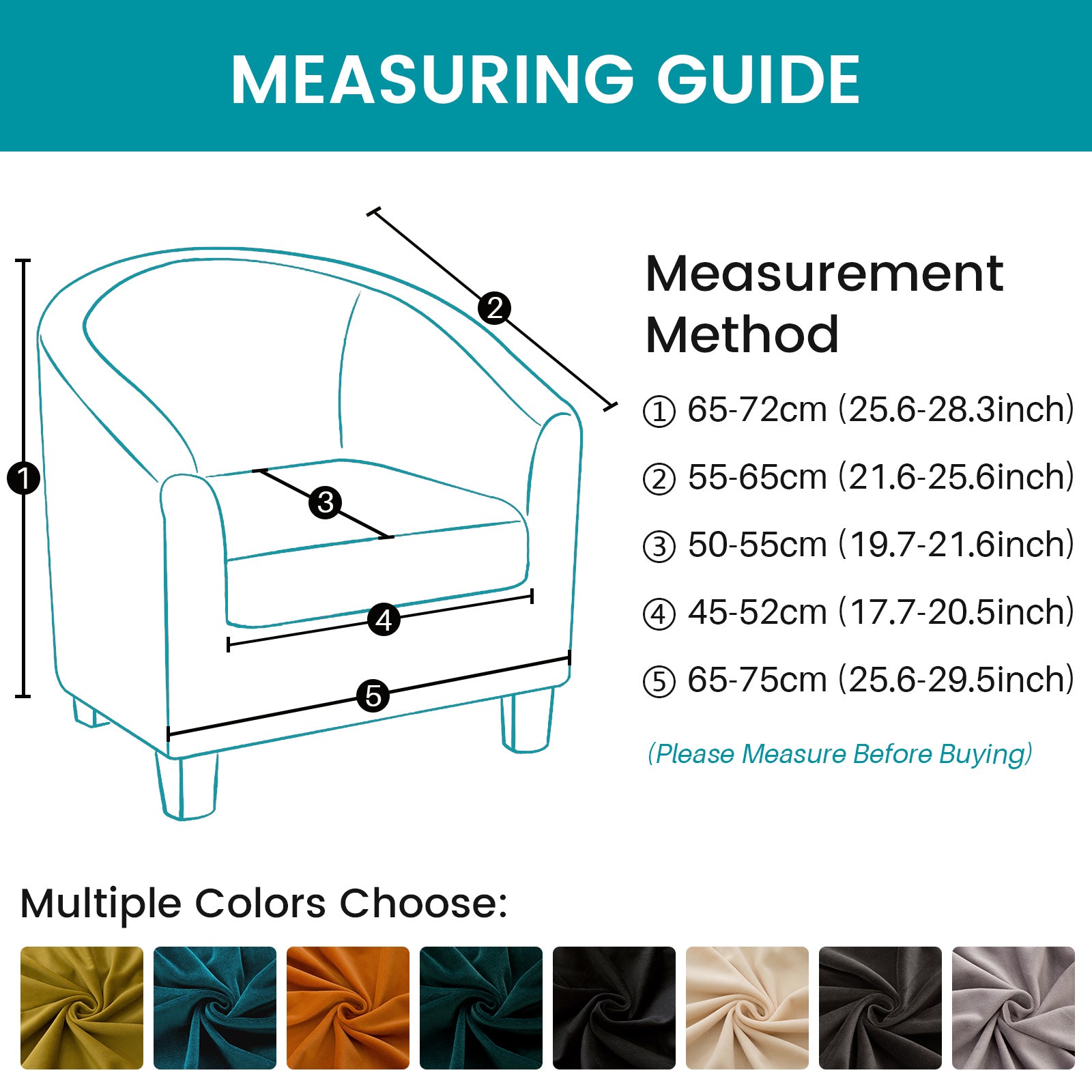 SHANNA Velvet Tub Chair Covers, 2 Pieces Stretch Modern Armchair Slipcovers Non Slip Sofa Couch Slipcover for Club Bar Counter Living Room Reception,With Separate Cushion Cover, Yellow 1 Pack