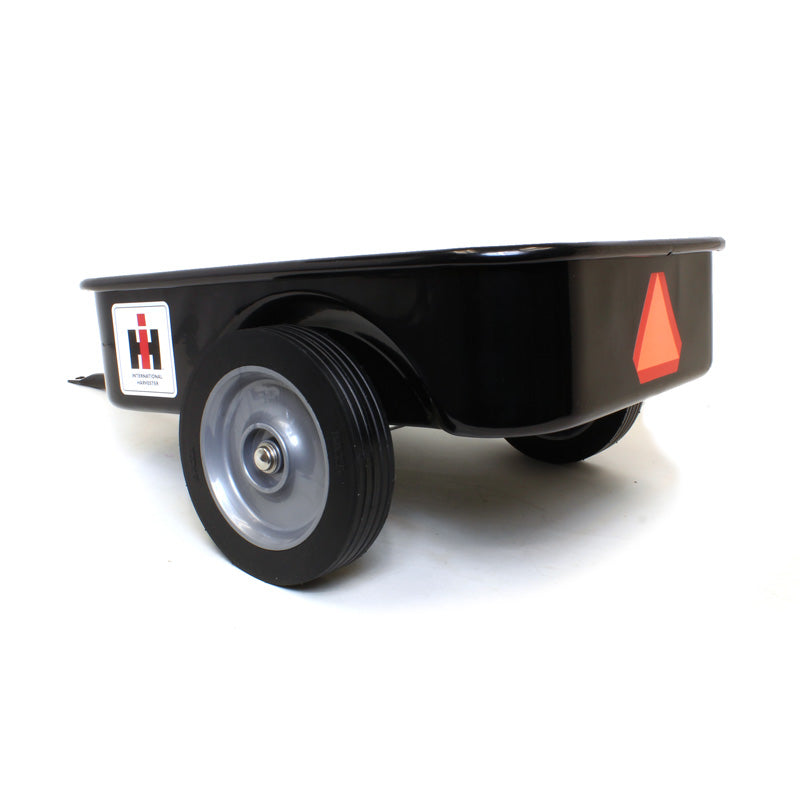 ERTL IH Logo Black Steel Pedal Trailer 12994-IH