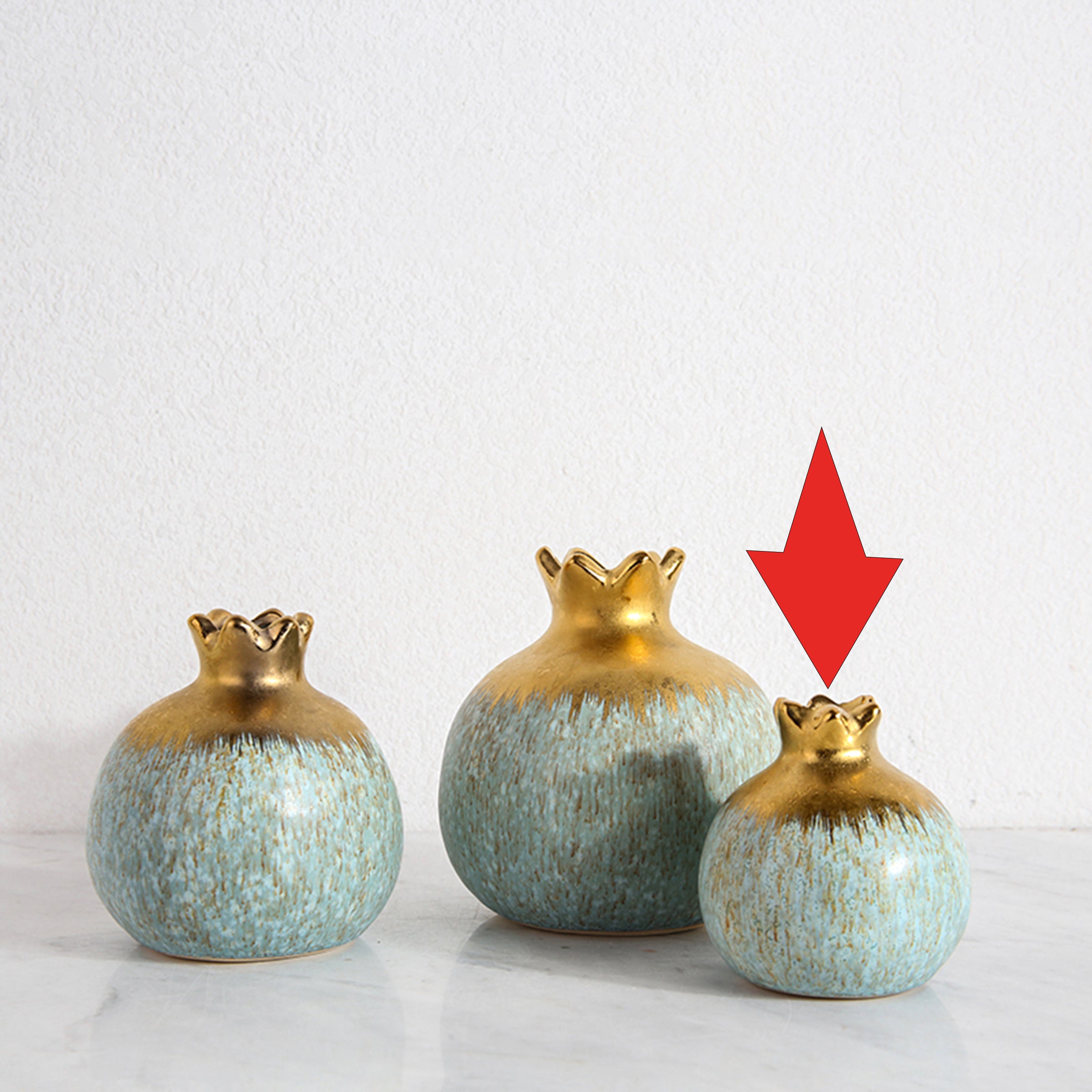 Green Pomegranate Decoration-C Fa-D1972C