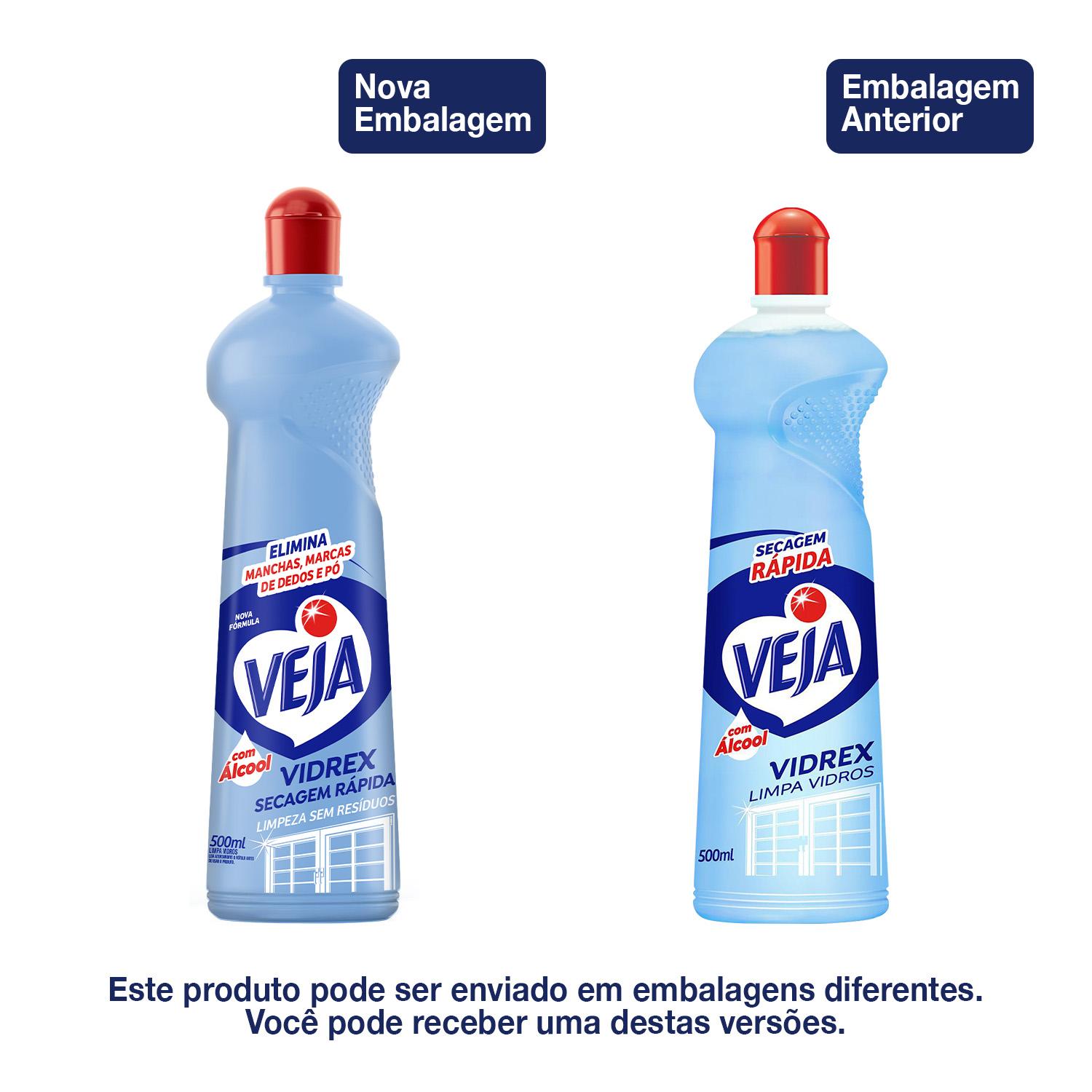 Limpa Vidros Veja Vidrex Tradicional 500ml
