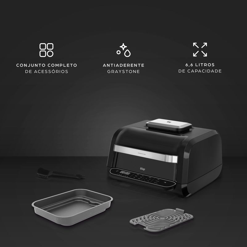 Fritadeira Elétrica Air Fryer WAP Barbecue Heat WC AB1030