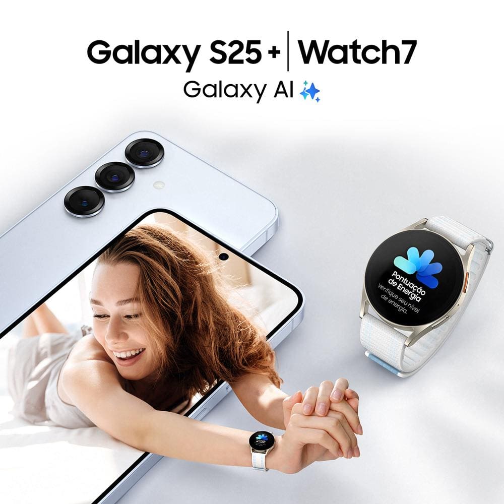 Smartphone Samsung Galaxy S25+  Smartphone Samsung com entrega rápida.
