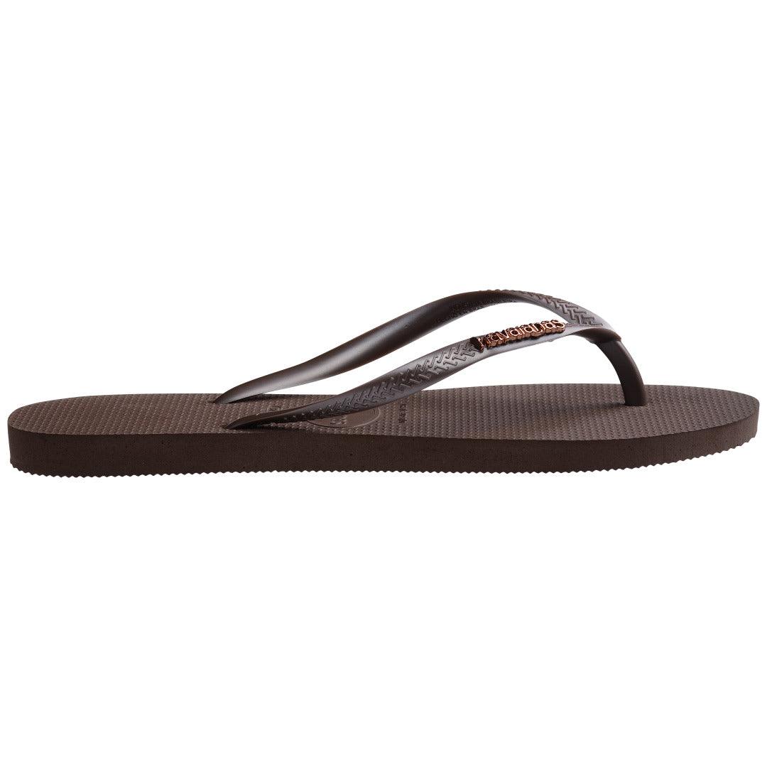 Chinelo Havaianas Slim Logo Metallic