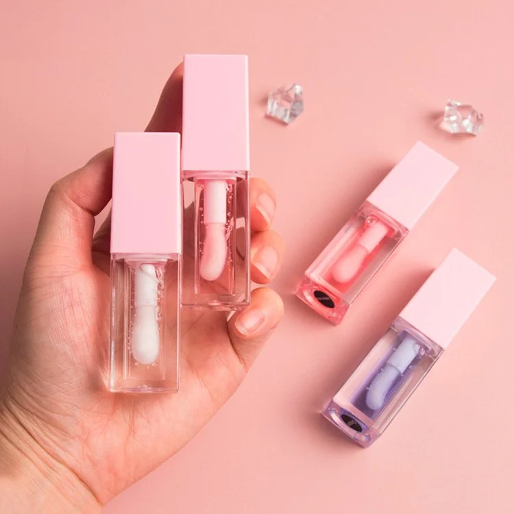 Private Label Nourishing Long Lasting Lip Gloss Tinted Lip Balm Lip Care Transparent Lip Plump Oil