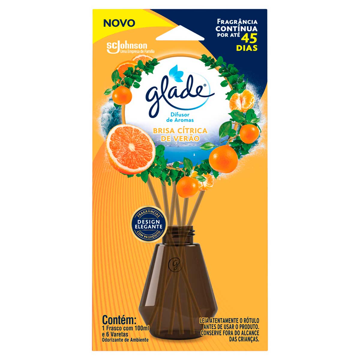 Desodorizador Glade Difusor Brisa Citrica 100ml