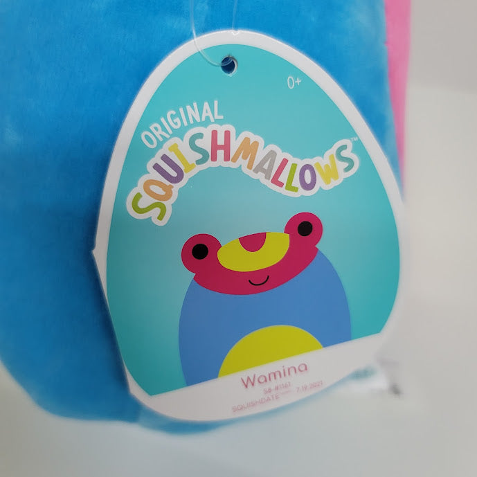 Squishmallows Official Kellytoys Plush 8 Inch Wamina the Frog Blacklight Edition Ultimate Soft Stuffed Toy