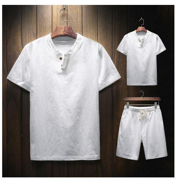 Conjunto Masculino Shorts e Camiseta em Linho - LinhoPlus Set / Sinta a Qualidade do Linho em um Conjunto pensado para Você !!