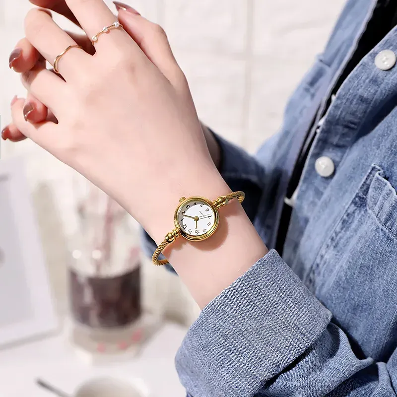 LIUYANGTIAN Fashion Luxury Women's Watch Gold Fine Strap Ladies Watch For Bracelet Montre Femme Female Wrist Watch Women Clock Relojes