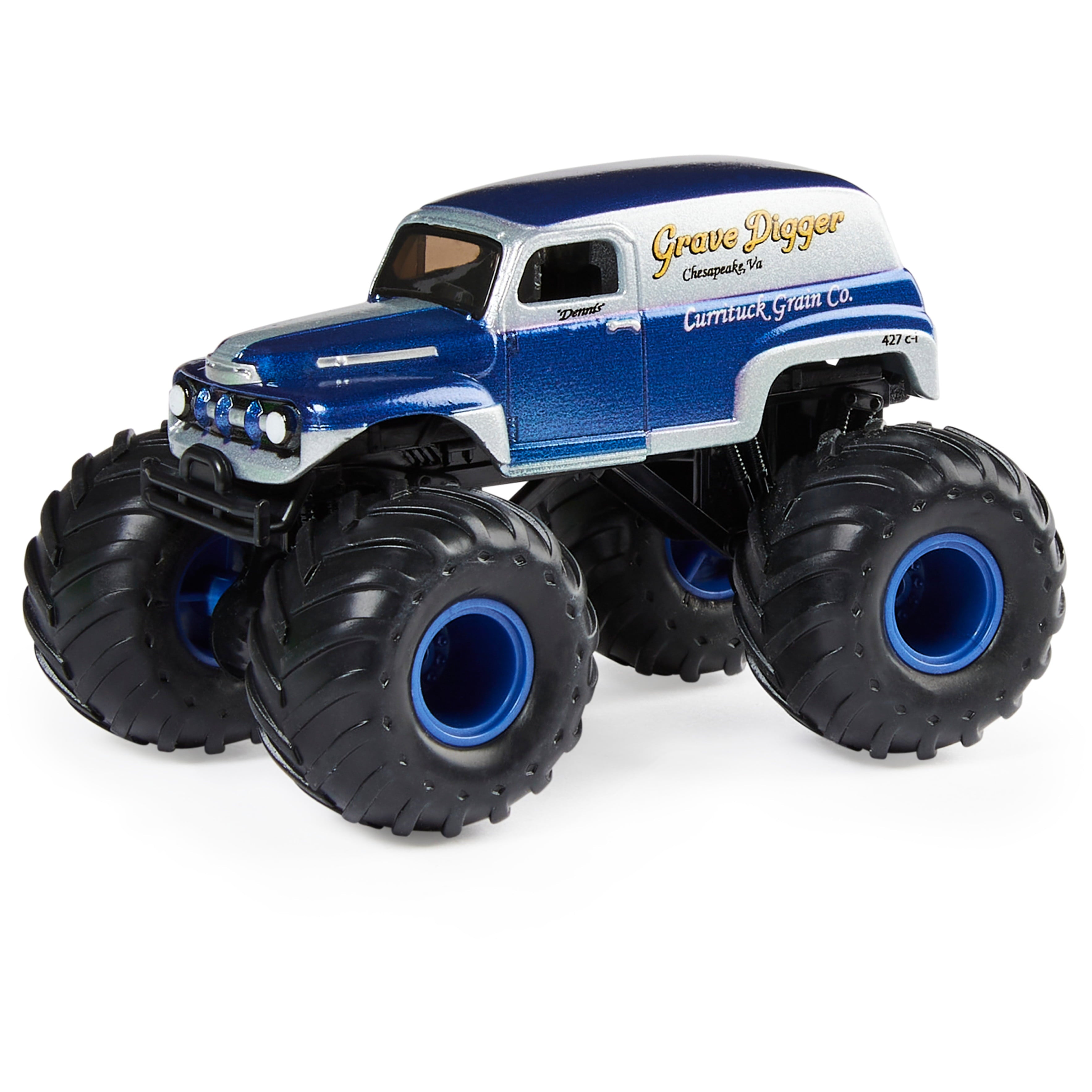 Monster Jam 1:64 Grave Digger Monster Truck， Retro Rebels Series