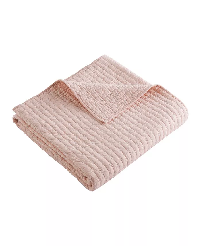 Levtex Home Cross Stitch Quilted Reversible Throw， 50