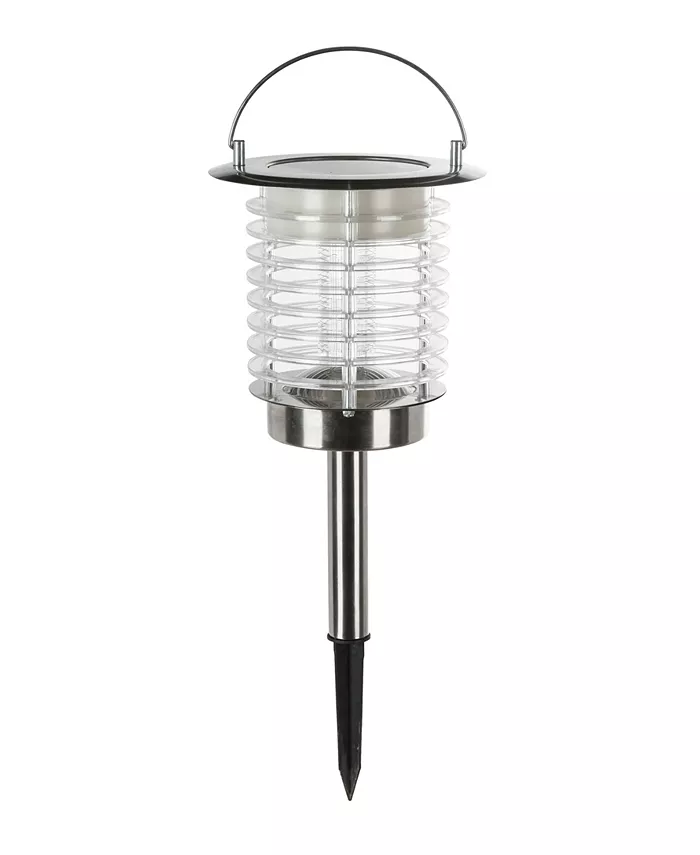 Glitzhome Dual Mode Solar Powered Insect Catcher Light with Hanger and Stake
