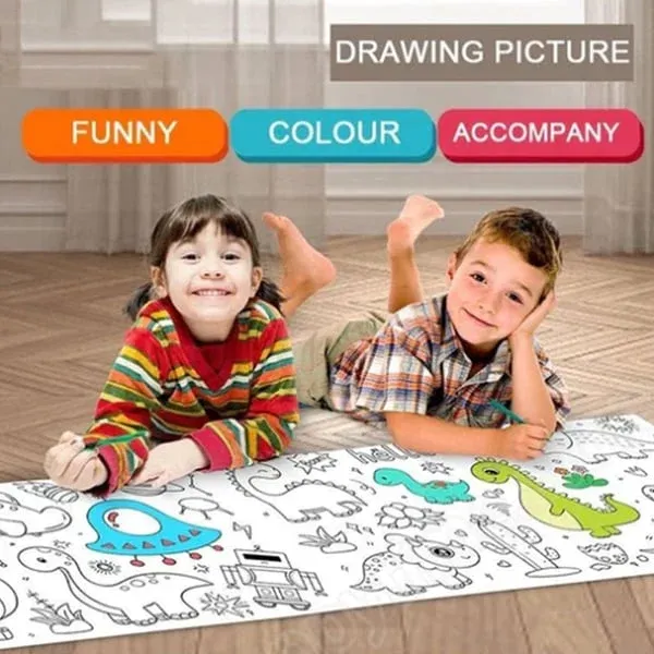 (🔥  Promotion 48% OFF)🔥🔥 Children's Drawing Roll - BUY 3 GET