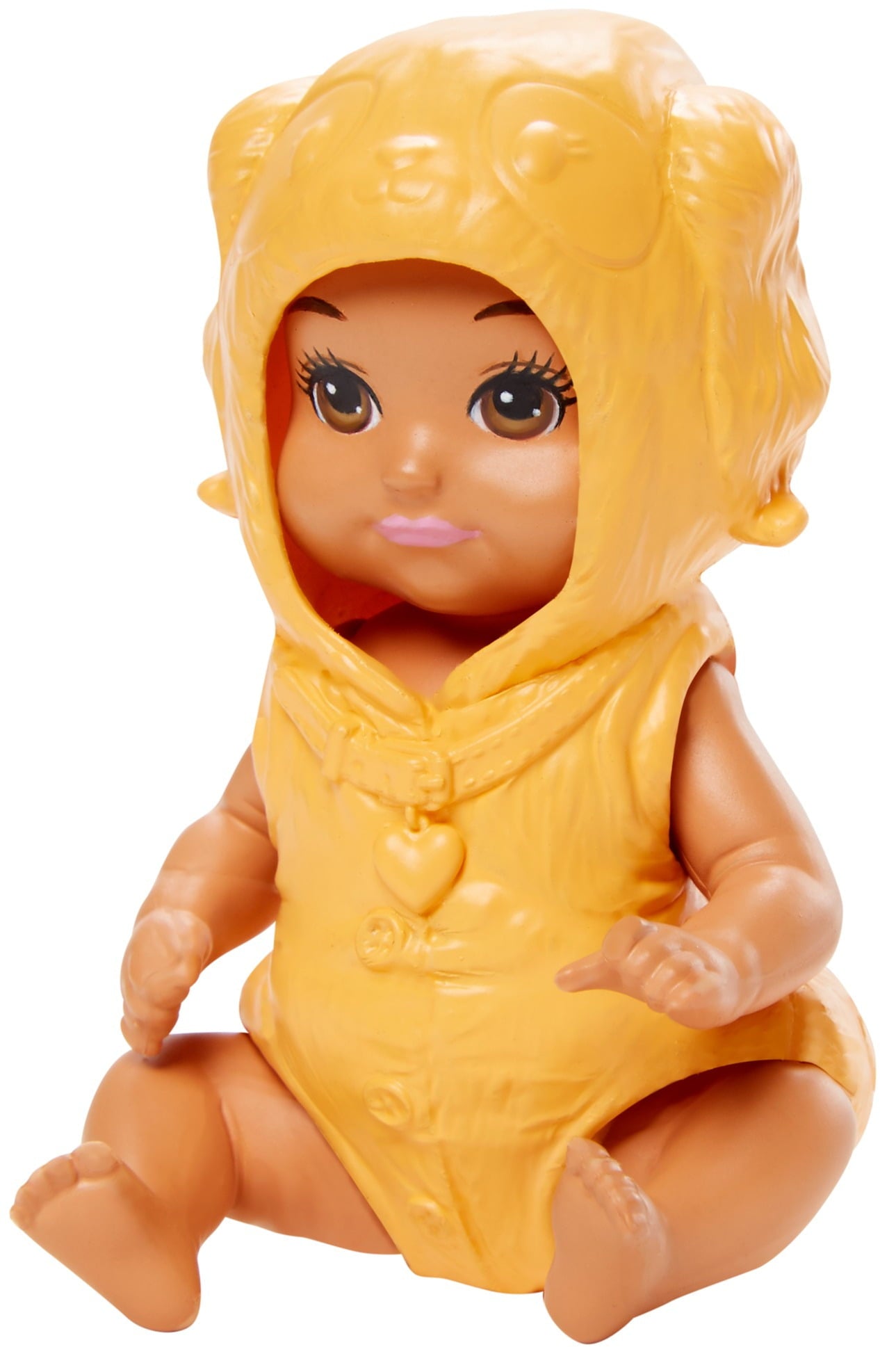 Barbie Doll, Baby with Removable Puppy Onesie Costume with Dog Ears & Diaper, Babysitters Inc