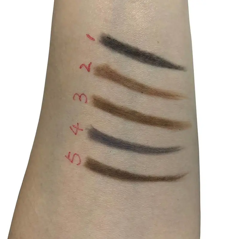 Private Label Vegan 5 Color Eyebrow Pencil