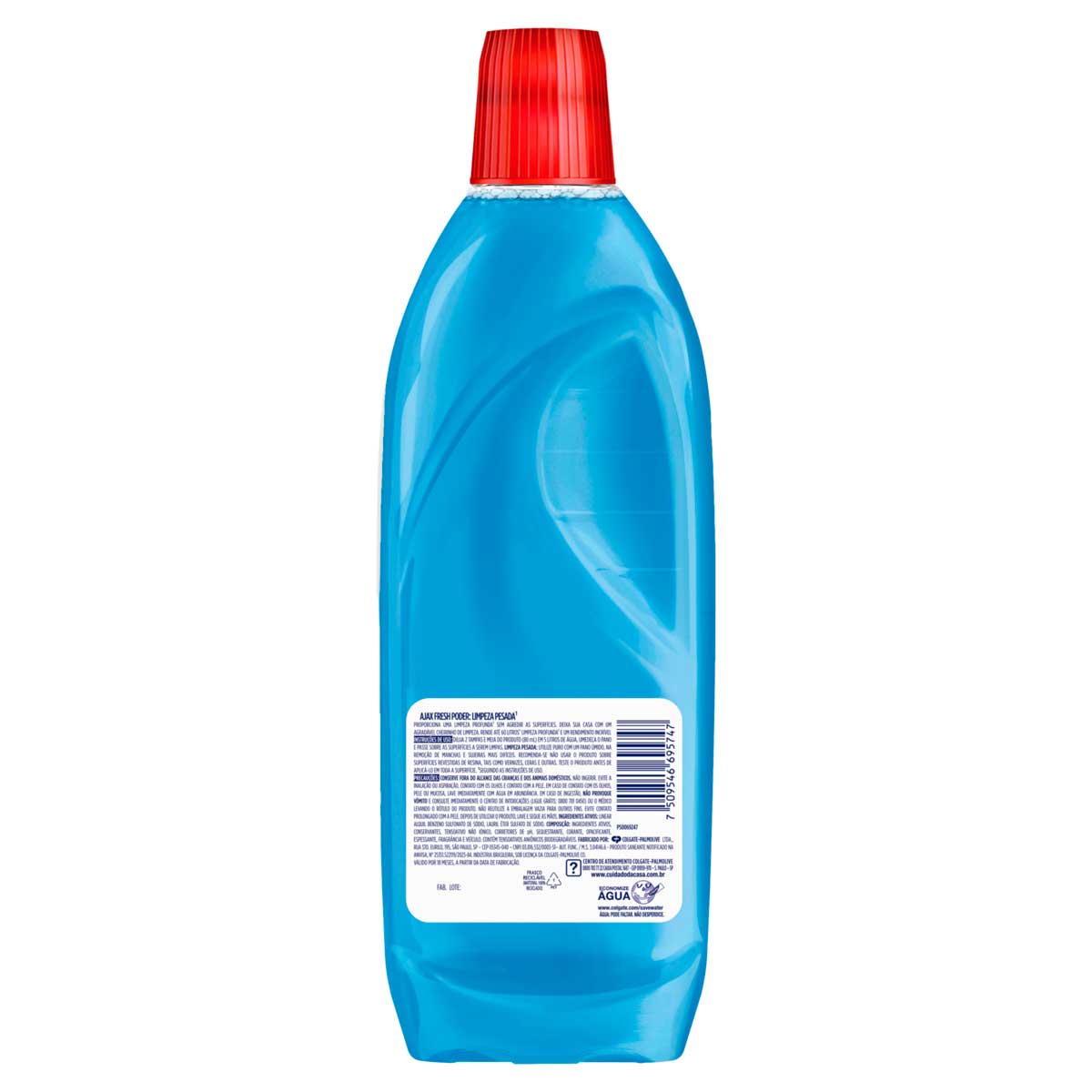 Limpador Limpeza Pesada Ajax Fresh Poder Frasco 1L