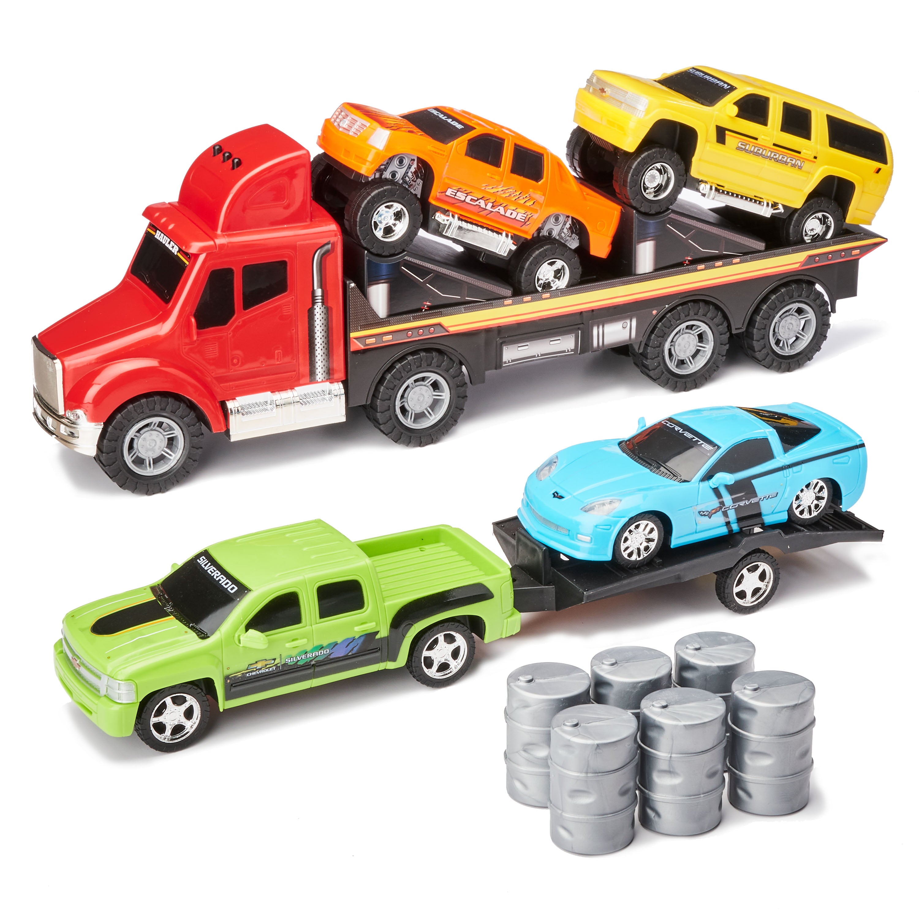 Kid Connection Deluxe Truck Play Vehicles 11 Pieces