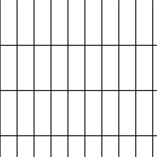 6' X 100' Welded Wire - 14 Gauge Galvanized Steel Core /  12 Gauge After Pvc - Coating, 1.5" X 4" Mesh