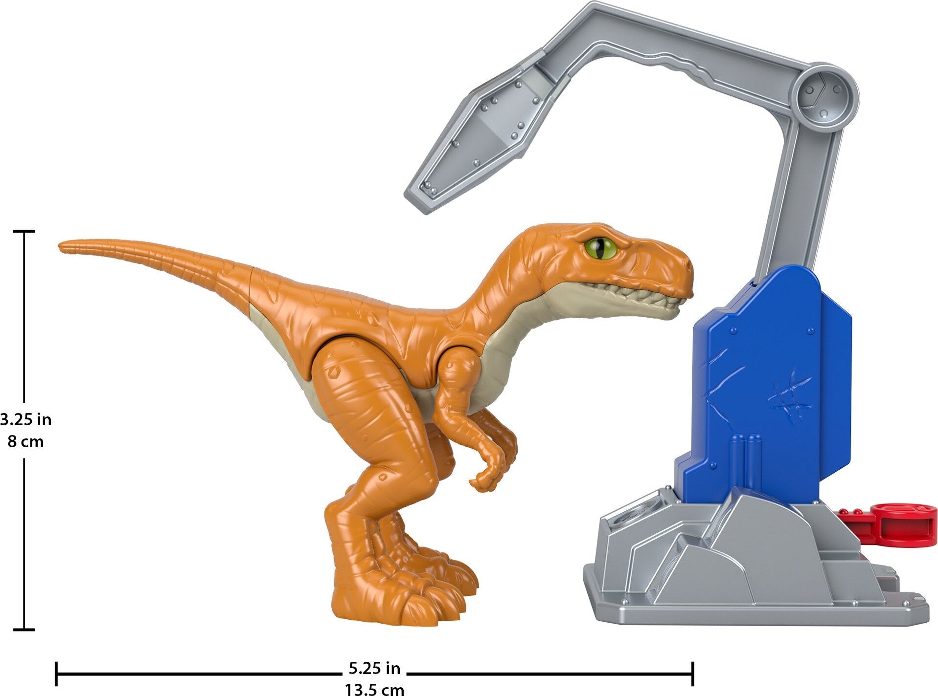 Imaginext Jurassic World Dominion Atrociraptor 'Tiger' Dinosaur Toy