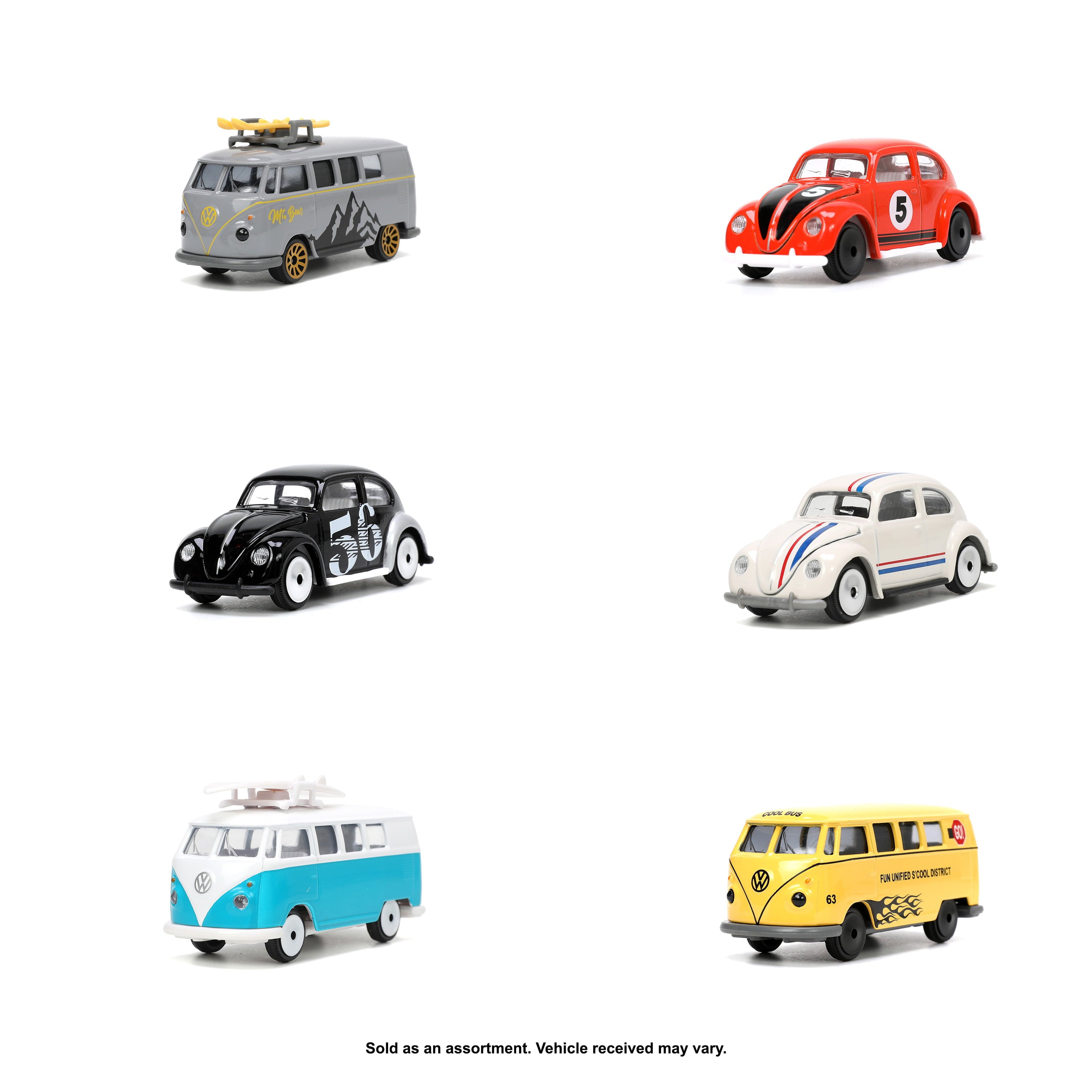 Punch Buggy Slug Bug 1:64 Volkswagen Die - Cast Assortment Play Vehicles (Single)