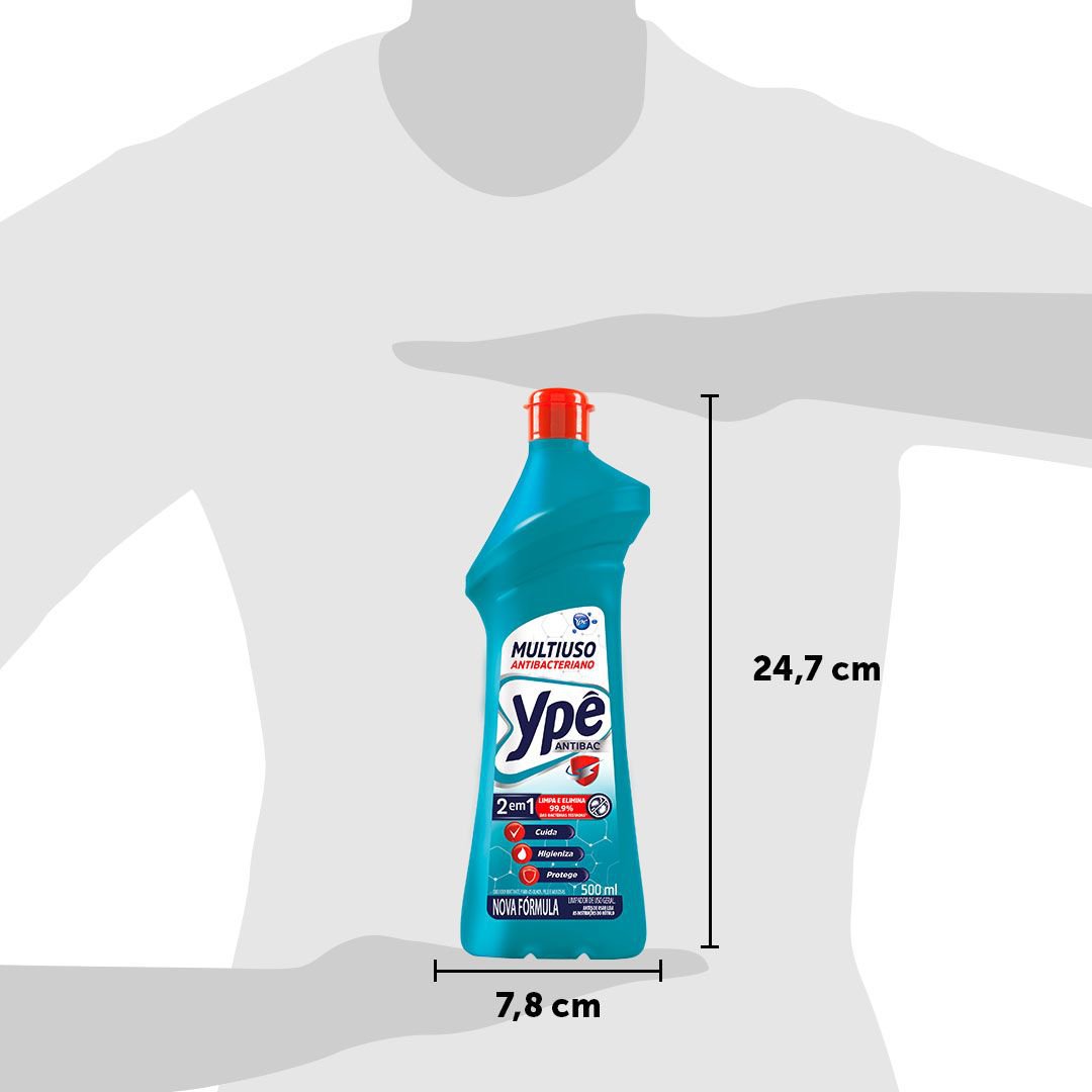 Limpador Multiuso Ype Antibac Squeeze 500 ml