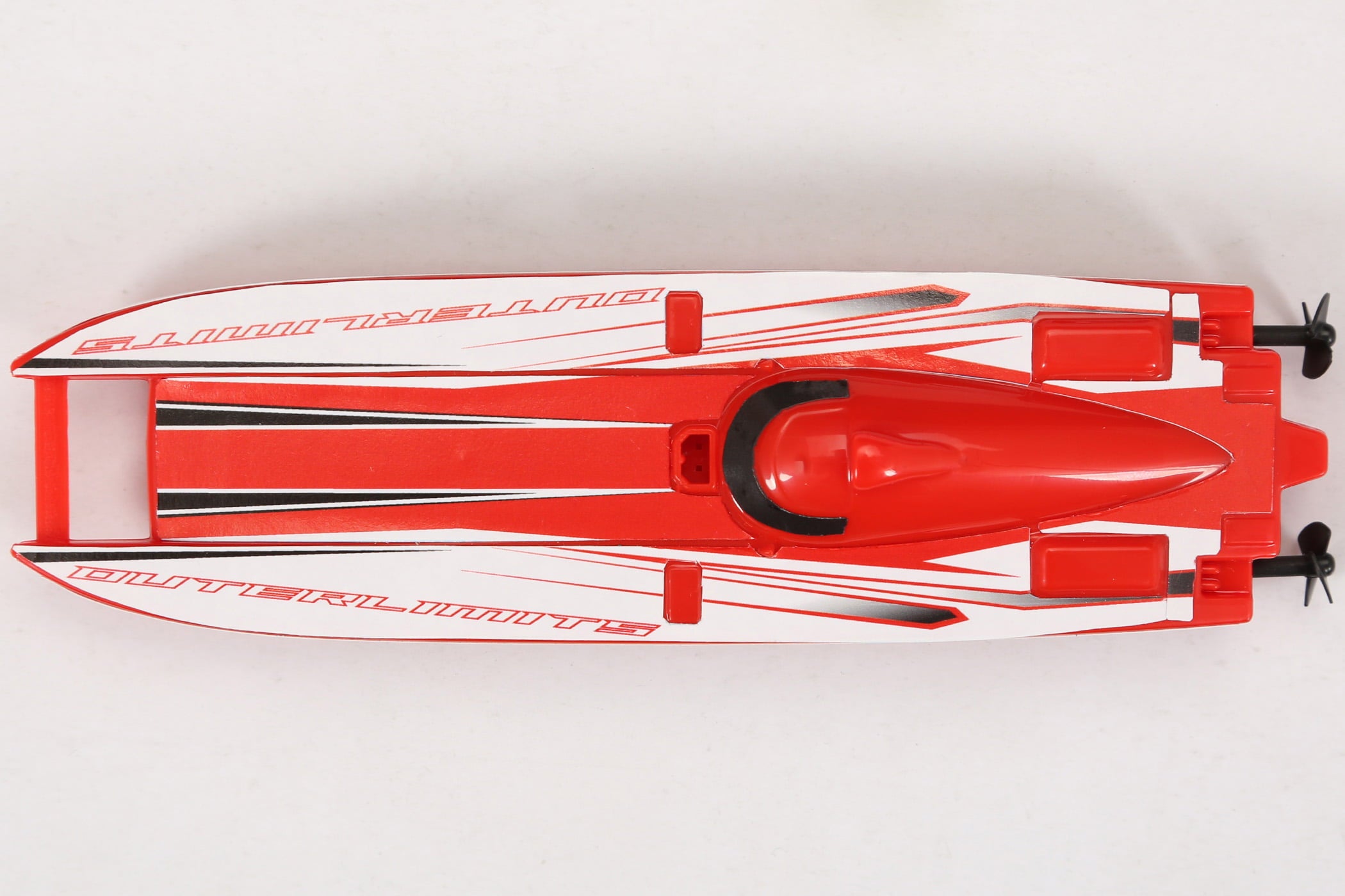 Adventure Force 6 inch Outer Limits Catamaran Battery Radio Control Nano Mini Boat， 6706-3RH