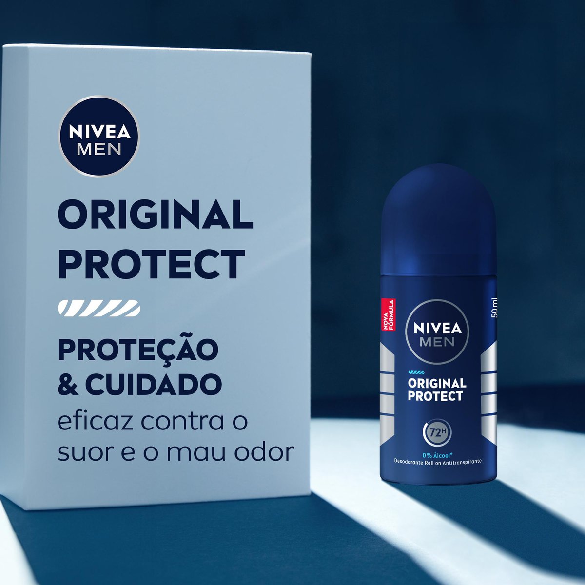 Desodorante Antitranspirante NIVEA MEN Roll-on Original Protect 50ml