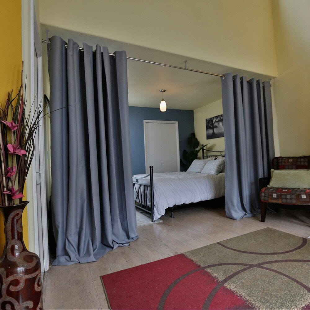 Hanging Room Divider Kit - Large A, 8ft Tall X 9ft - 14ft Wide