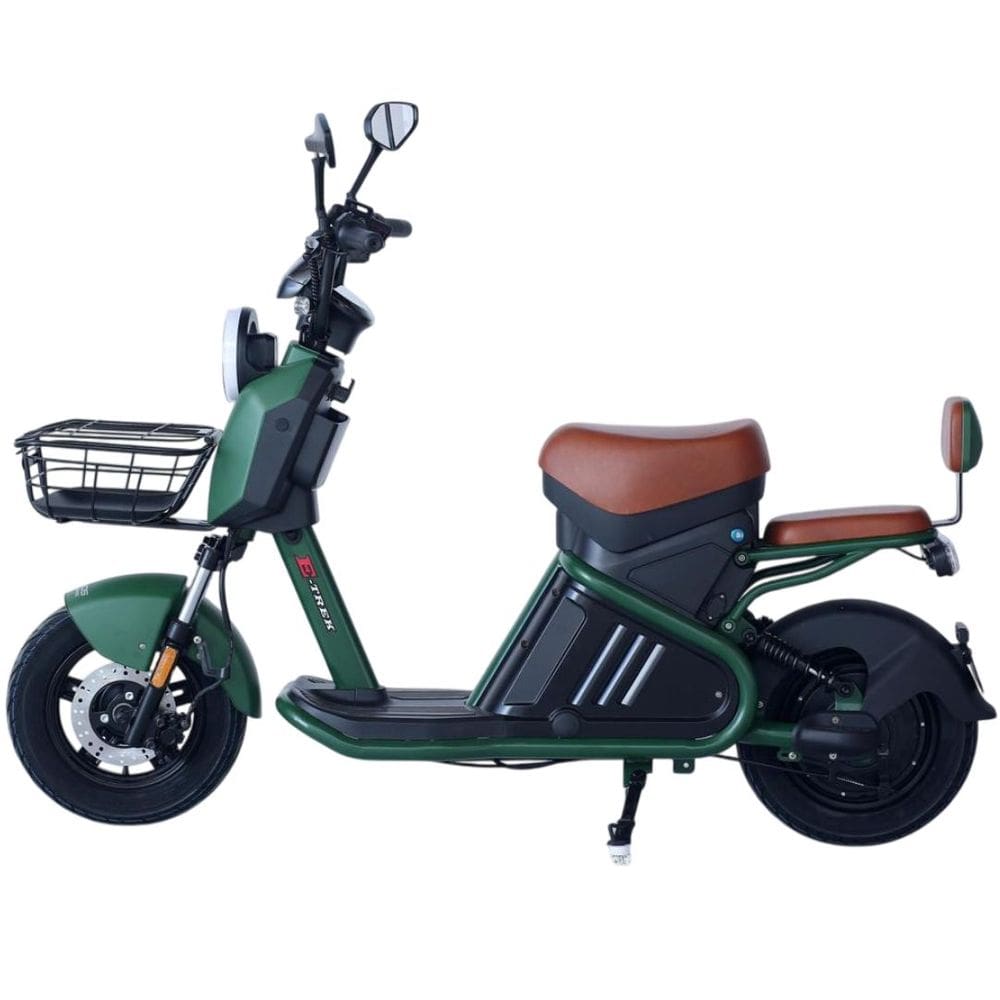 Bicicleta Elétrica com Bateria de Lítio 48V 20Ah 1000W E-Trek Duos Verde