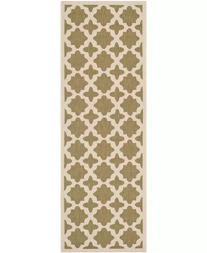 Safavieh Courtyard Green and Beige 2'3