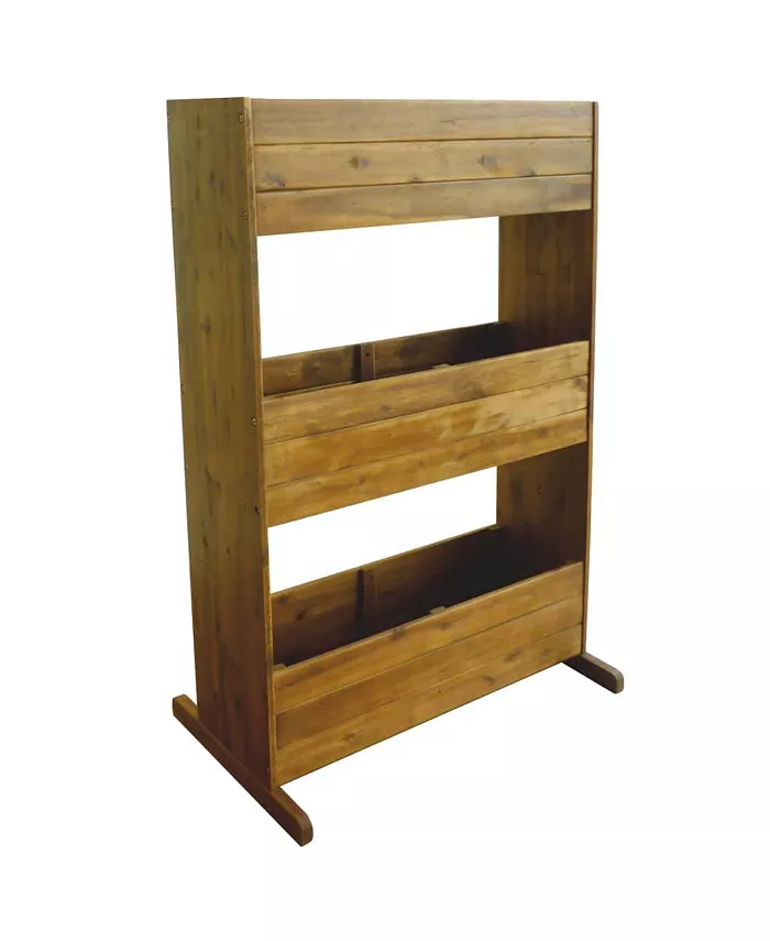 vidaXL 3-Tier Garden Raised Bed Solid Acacia Wood