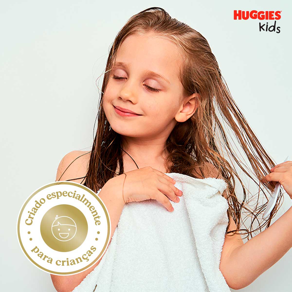 Creme para Pentear Enrolados Huggies Kids Nutricao e Forca 360ml