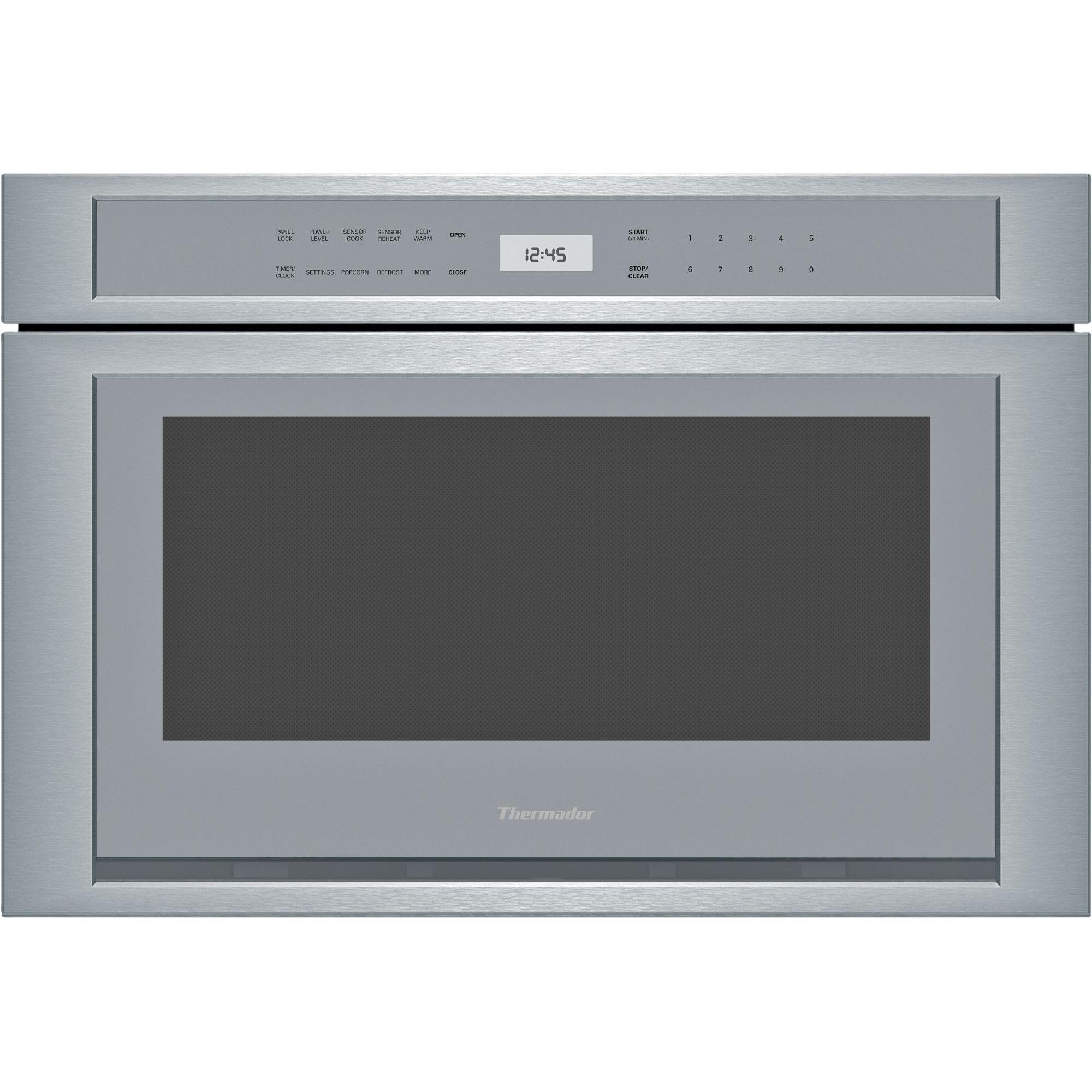 Thermador 24-inch, 1.2 cu.ft. Built-in Drawer Microwave with 10 Cooking Modes MD24WS