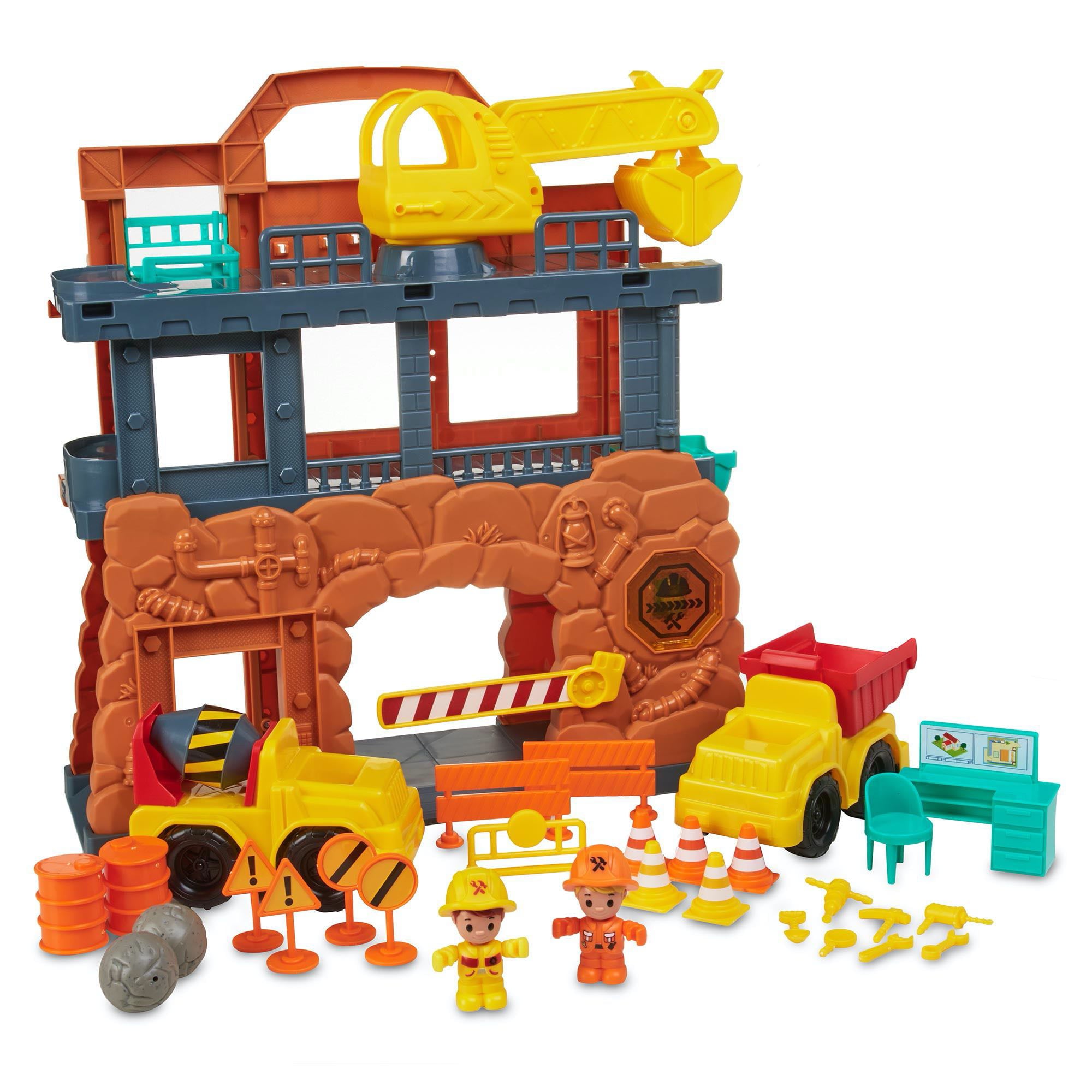 Kid Connection Mega Construction Site Play Set， 33 Pieces