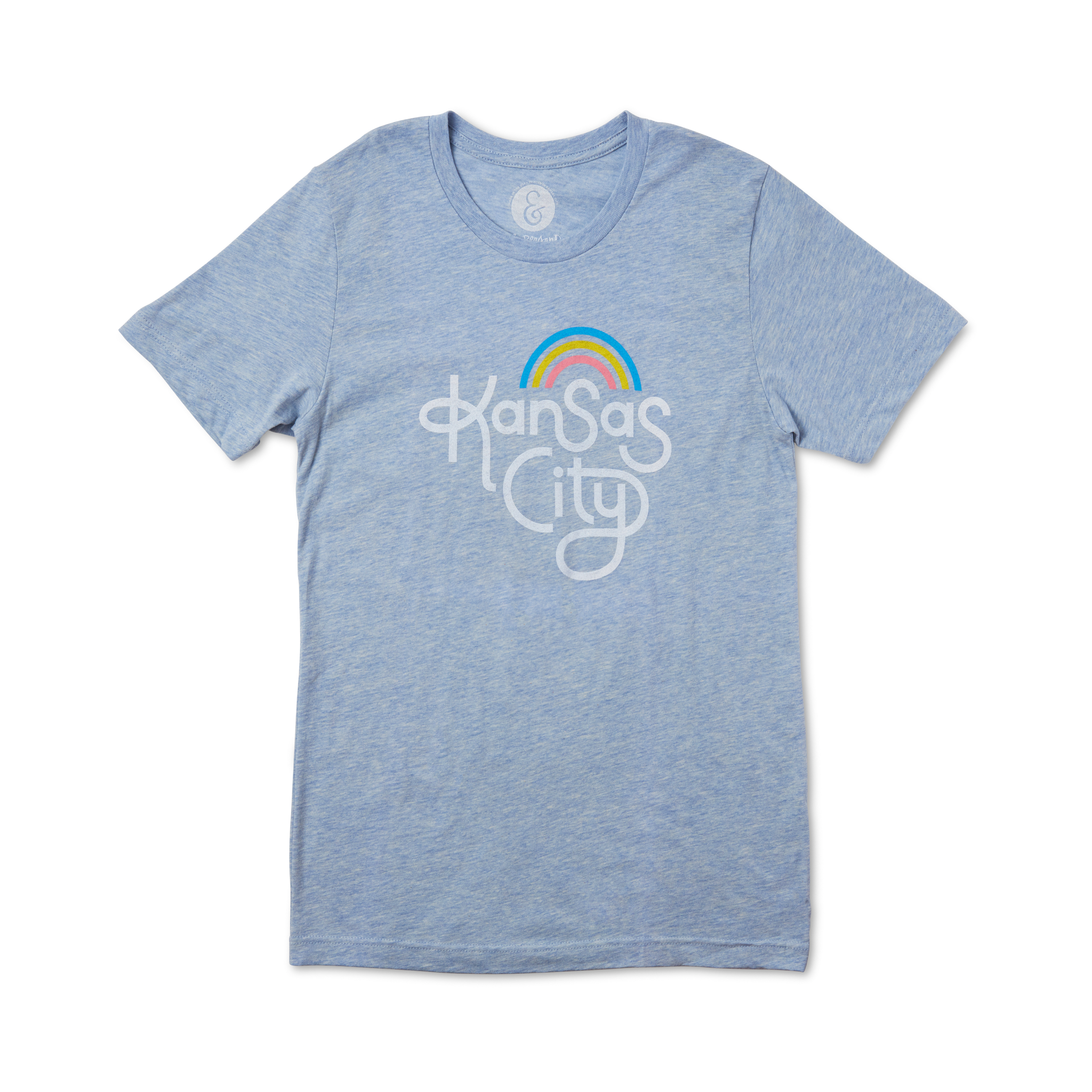 Retro Kansas City T-Shirt - Light Blue