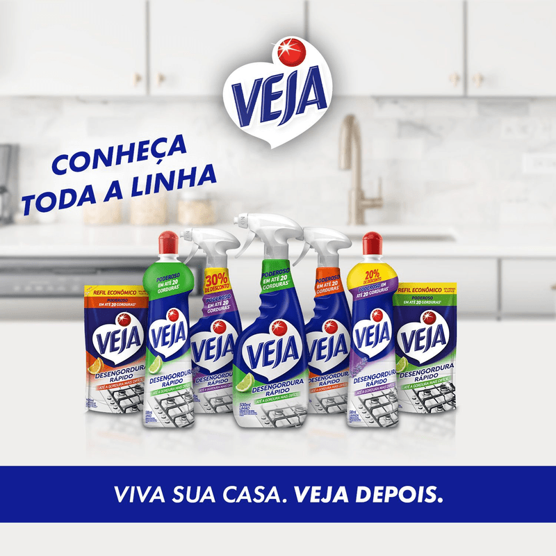 Veja Desengordura Rapido Limpador Limao 500ml Oferta