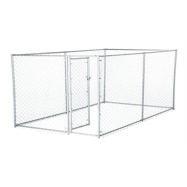 Daretocare Galvanized Chain Link Kennel with PC Frame