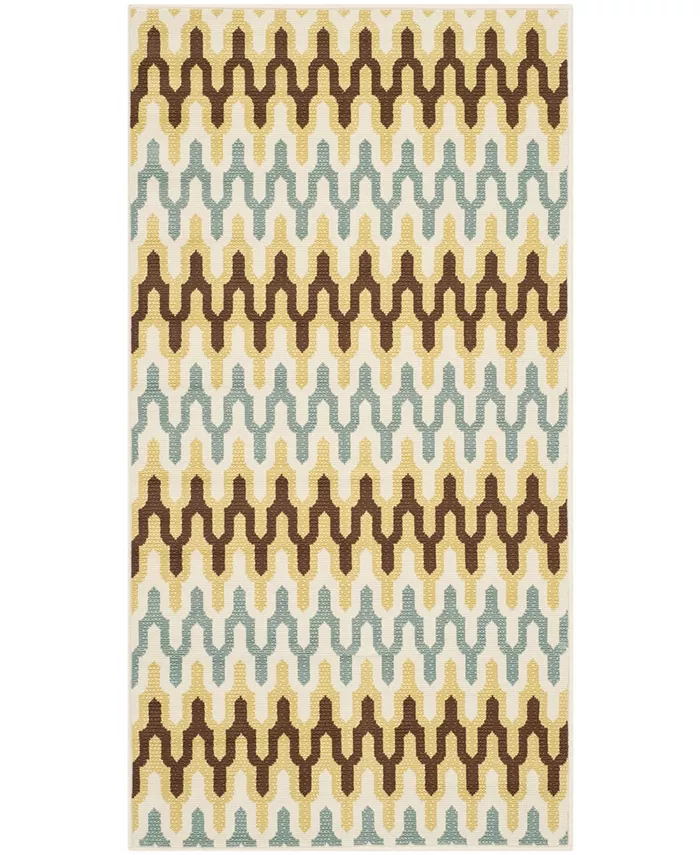 Safavieh Hampton Green and Light Blue 2'7