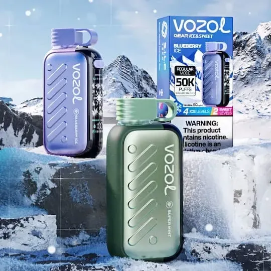 🤑Save $20 AUD 🧊 VOZOL GEAR ICE&SWEET 50000 Puffs – 10-Pack Disposable Vape with Ice & Sweet Control