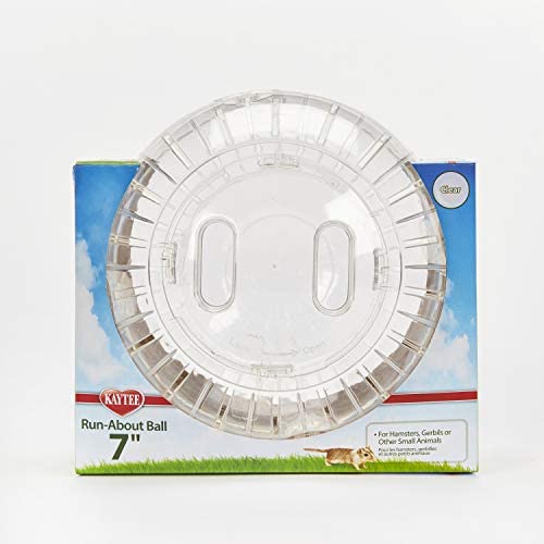 Kaytee Run-About Ball Clear With Bonus 7 Inches