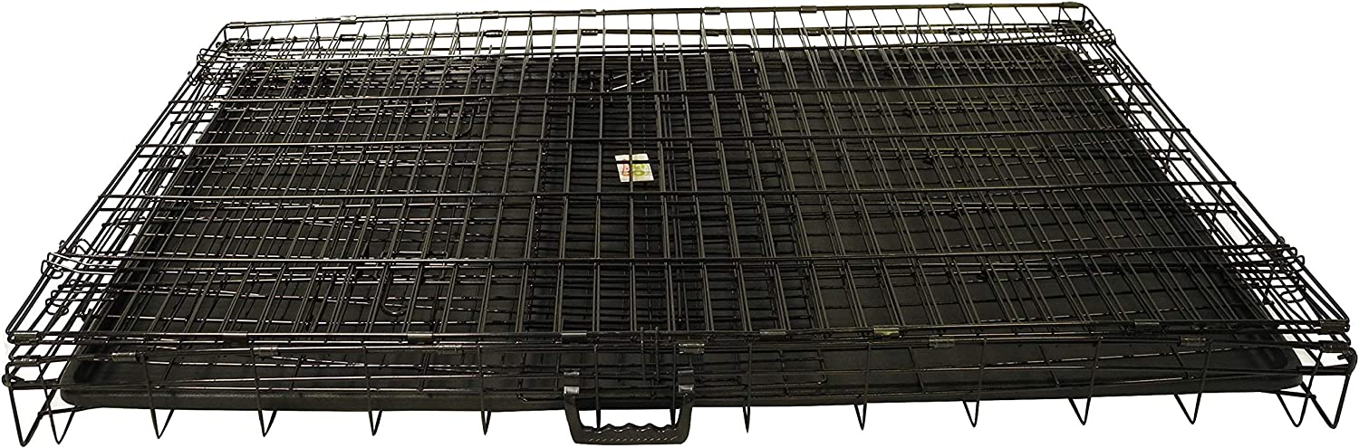 Go Pet Club MLD-19 Foldable Metal Dog Crate; Black