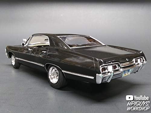 AMT 1967 Chevy Impala 4-Door Supernatural Night Hunter TV Show Model Kit Replica